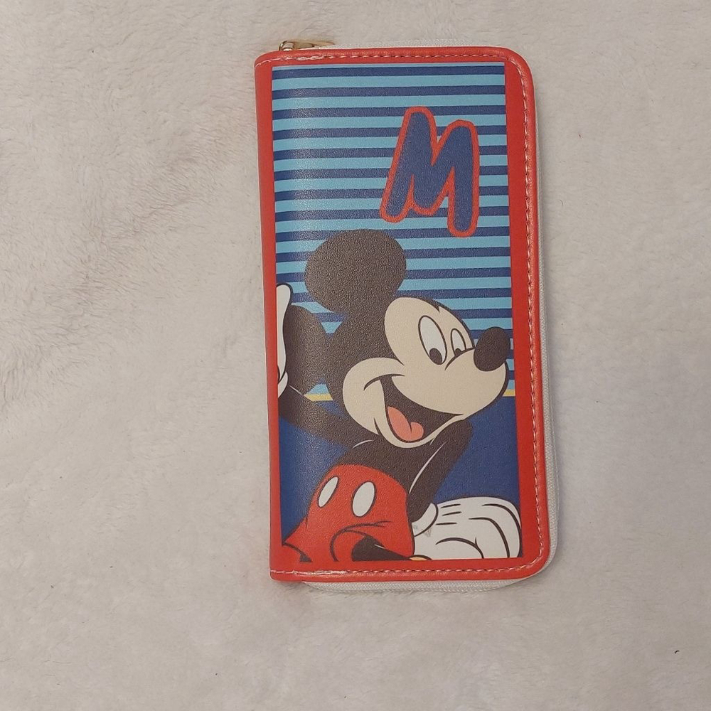 Mickey Mouse Wallet Red and Blue
